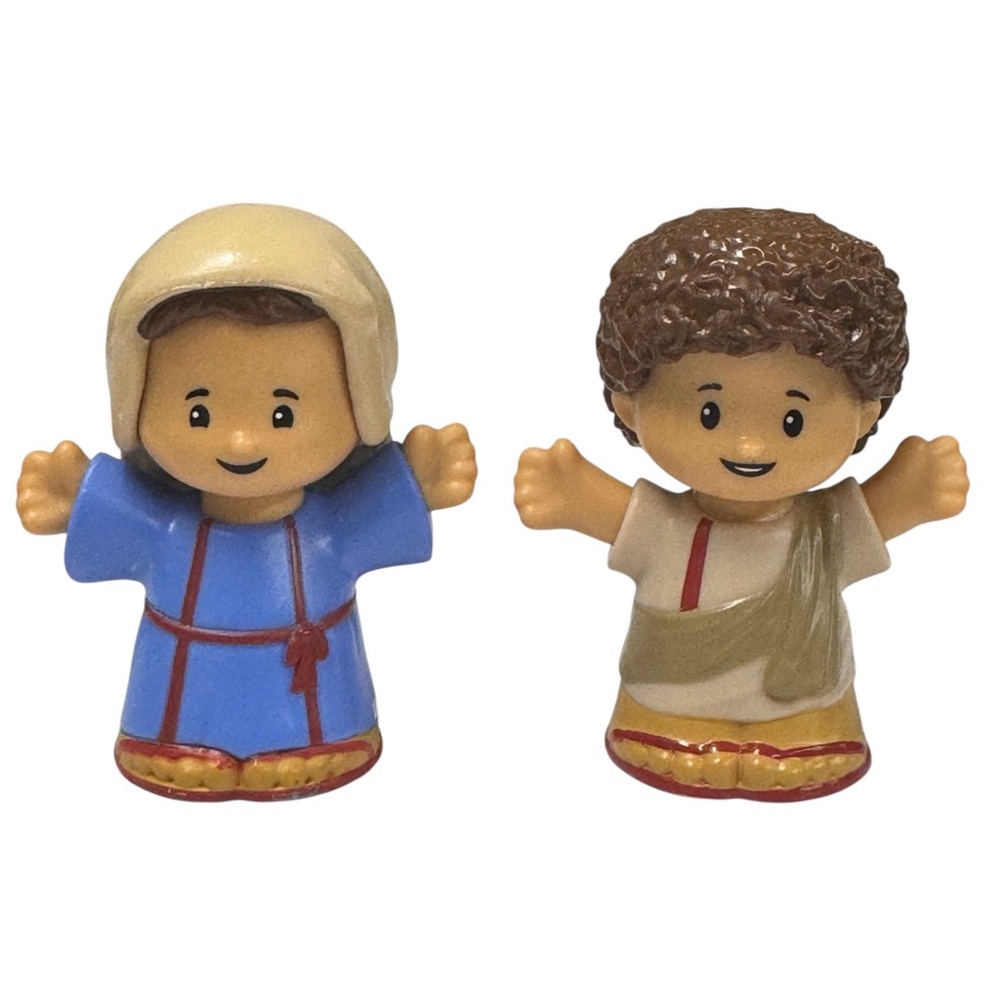 Fisher Price Little People Christmas Nativity Mary & Joseph Replacement Figures